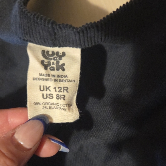 Lucy & Yak Corduroy Dungarees - Picture 3 of 3